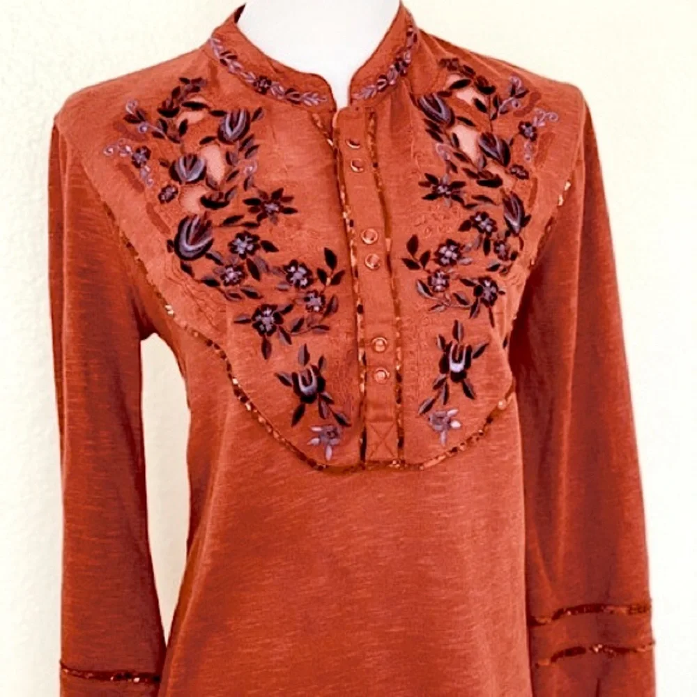 NWT Free People Henley Top